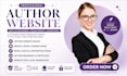 design book author website self help author website children book author website