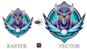 manual vector tracking for image and convert logo to vector ai on illustrator