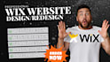 redesign your old wix website and make it look modern