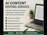 edit and improve your ai generated content