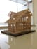 do timber house framing, model wood structure in sketchup 3d