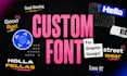 design edit custom fonts in otf and ttf file