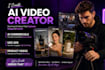 create ai avatar, ai spokesperson video, ai video editing,