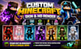 create a custom minecraft skin and HD minecraft skin render