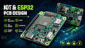 design iot pcb, esp32 pcb, circuit schematic and pcb layout