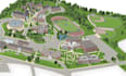 design custom campus maps, wayfinding maps, navigation maps and site maps
