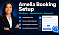 install amelia booking plugin and create an appointment booking website