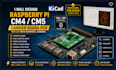 design raspberry pi cm4 cm5 carrier board pcb in kicad with schematic, gerbers