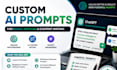 create custom ai prompts for blogs, articles and content writing