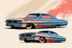 draw awesome car and vehicle vector illustration