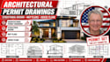 draft architectural permit drawings, structural design, mep plans, house plans