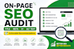 audit your website and provide on page SEO recommendations