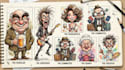 draw a caricature in any style