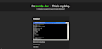 build a static or react landing page, personal site or blog