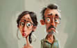 draw artistic cartoon caricatures