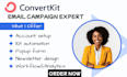 setup coverkit campaign  email template suscriber email appointment email