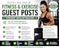 publish fitness guest posts with dofollow backlinks