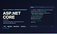 develop a full stack web application using aspdotnet core