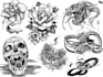 create an artistic tattoo design with custom details