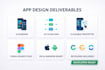 design creative mobile app UI UX in figma for ios android and saas apps