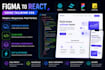convert figma design to react website using tailwind CSS