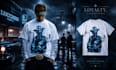 create vintage cowboy, rodeo revival tshirt designs