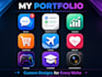 design a stunning professional app icon and web icon