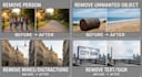 remove unwanted objects, people and backgrounds from photos