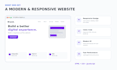 build a responsive modern front end website