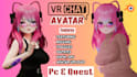 create vrchat avatar vrc character 3d vtuber vrc  furry sfw avatar nsfw avatar