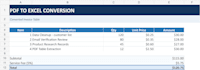 do accurate data entry, excel, word and web research