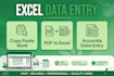 do data entry, excel data entry, copy paste and web research