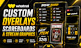 design custom whatnot scoreboards and card break boards for live streams