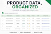 collect and organize ecommerce product data