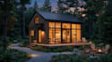 design and render tiny house, small home, cabin, adu for airbnb