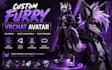 create vrchat avatar furry avatar vrc avatar quest compatible face tracking