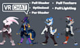 create protogen furry vrchat avatar robotic cyberpunk vrc 3d character