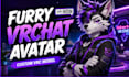 create a custom furry vrchat avatar, vrc model and fursona