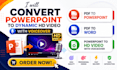 convert powerpoint ppt slides presentation to dynamic video slideshow with voice