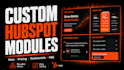develop custom hubspot cms modules, sections and templates