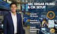 do sec edgar cik registration, form id, and form d filing