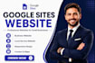 build a google sites website for small business and local services