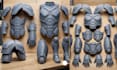 sculpt custom wearable 3d armor 3d helmet cosplay 3d print and painting armor