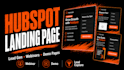 build a custom hubspot landing page