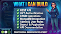 build rest API with node js and mongodb