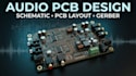 design audio pcb, amplifier circuits, fritzing and smart audio hardware