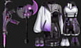 create vrchat avatar outfits, nsfw outfits, 3d clothes, vrchat assets, items