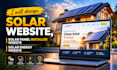 design solar website, solar panel installer website and solar energy website