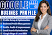 do google my business profile verification,gmb creation and gbp optimization gmb