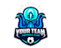 create most wonderful octopus mascot logo design